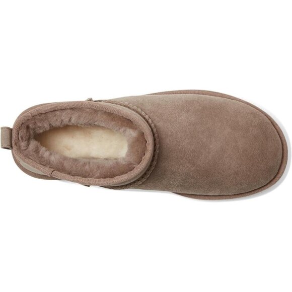 UGG Women's Caribou Rounded Toe Sheepskin Lining Classic Ultra Mini Boot - Picture 2 of 7